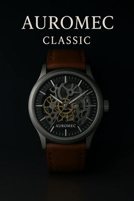 AUROMEC Classic – Montre squelette automatique