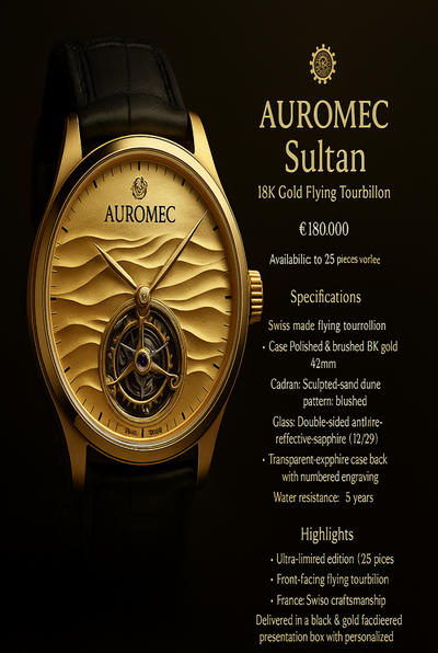 AUROMEC Sultan – Tourbillon Volant 18K